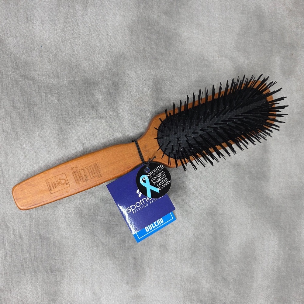 Spornette B-6 Bolero Styling Brush‎ Soft Nylon Bristles Wood Brush